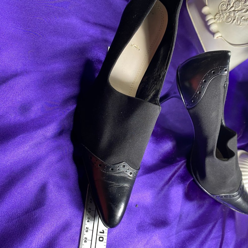 📌Carole Little Elegant Pointed Toe Leather Pumps - Picture 9 of 14